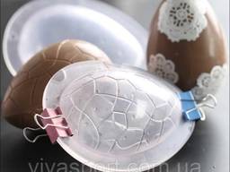3D форма для создания яиц, молд для шоколада в форме яйца