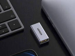 Адаптер переходник USB-A на USB-A скоростной USB 3.0 Ugreen Adapter Aluminum Case (USB. ..