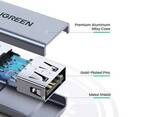 Адаптер переходник USB-A на USB-A скоростной USB 3.0 Ugreen Adapter Aluminum Case (USB. .. - фото 1