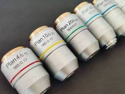 Ахроматический объектив с плоским планом 100X