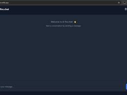 AI fire. chat это веб-приложение, которое предоставляет интерфейс чата на основе модели ИИ