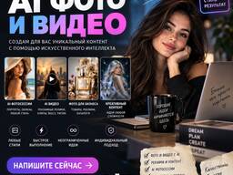 AI фото та відео | Дизайн, тексти, резюме, презентації