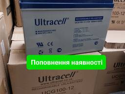 Акумулятор тяговий 100А Ultracell UCG 12-100• Без посередників