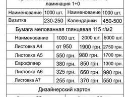 АКЦИЯ !!! печать полиграфии по низким ценам!!