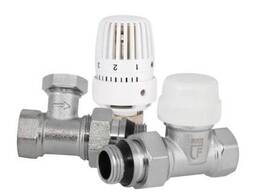 Акційний набір SD Forte (5+1): Термостатичний комплект для радіатора 1/2" прямий