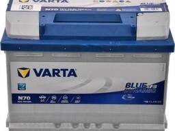 Аккумулятор автомобильный Varta BlueDynamicEFB70AhЕв(-/+)(760EN) N70 (570500076)