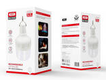 Аккумуляторная LED лампа фонарь для дома кемпинга XO-YH04 (1200mAh, 3.2W). White - фото 3
