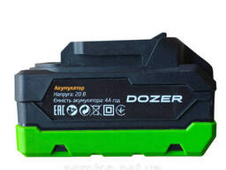 Аккумуляторная углошлифовальная Dozer T40 (2АКБ)