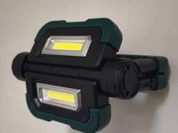 Аккумуляторный прожектор, лампа с функцией повербанка Parkside 2x5 Вт