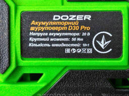 Аккумуляторный шуруповерт Dozer D30 Pro (2АКБ)