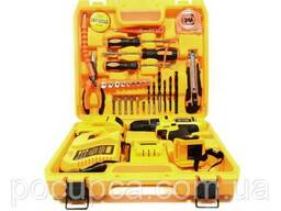 Аккумуляторный ударный шуруповерт DeWalt DCD791 и набор инструментов в кейсе