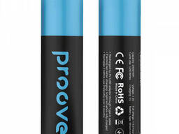 Аккумуляторные батарейки Proove Compact Energy 2шт AA (Li-ion, 1600 mAh, 1.5v, 2шт). Blue
