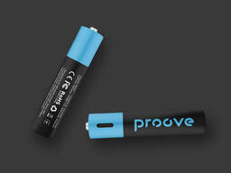 Аккумуляторные батарейки Proove Compact Energy 2шт AAA (Li-ion, 490 mAh, 1.5v, 2шт). Blue