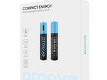 Аккумуляторные батарейки Proove Compact Energy 2шт AAA (Li-ion, 490 mAh, 1.5v, 2шт). Blue - фото 3
