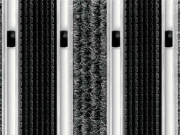 Алюминиевая грязезащитная решетка - Текстиль + Резина