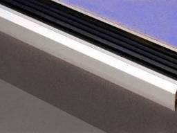 Алюмінієвий поріг з гумовою вставкою протиковзкий 3м