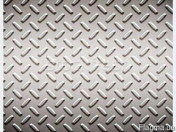 Лист алюминиевый рифленый 2х1000х2000мм АД0(1050) квинтет