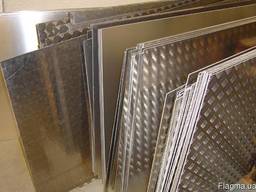 Лист стальной рифленый чечевица