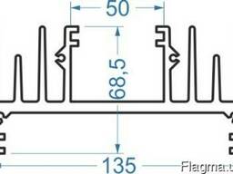 Алюминиевый радиаторный профиль 135x68,5 купить