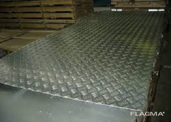 Лист алюминиевый рифленый квинтет 2х1000х2000 мм