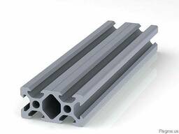 Алюминиевый станочный профиль 40x80 мм. анод. б/п. Купить.