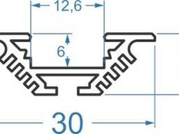 Алюминиевый светодиодный профиль 30х10,5