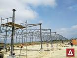 Каркас ангару 12х24х4 Односхилий, прямостінний під зерносховище, склад - фото 3