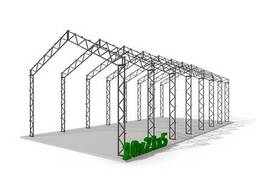 Ангар двоскатний Аграрник 10х21х5