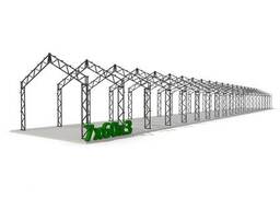 Ангар двоскатний Аграрник 7х60х3