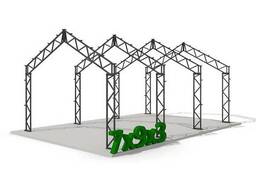 Ангар двоскатний Аграрник 7х9х3