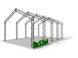 Ангар двоскатний Аграрник 9х12х4