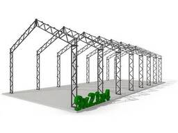 Ангар двоскатний Аграрник 9х21х4