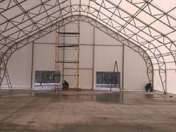 Ангар каркасний бистровозводімий для складу, ангари тентові для сільгосп підприємств, паві