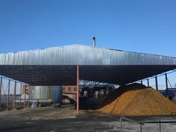 Ангар навіс 15х50 (30х50) склад зерноток сховище