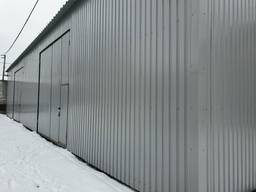 Каркасный ангар, склад 1700 грн/м2 под ключ от 60м2