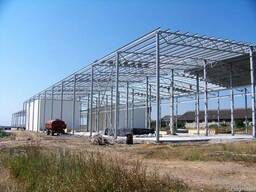 Строительство мясокомбината.