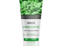Антицеллюлитный гель Unice с экстрактом зерен зеленого кофе, 250 мл
