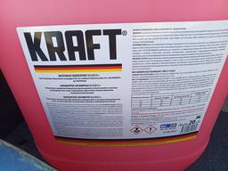 Антифриз концентрат красный, синий крафт ( немецкий стандарт изготовление)