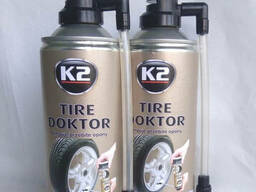 Антипрокол, аварийный герметик K-2 TIRE Doktor 400мл