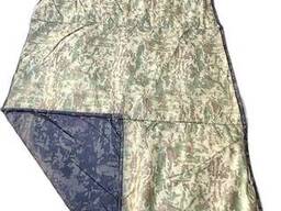 Антитепловизорный тент 2х3 двухсторонний Зеленый мультикам / Бруд земля. Защитный экран. ..