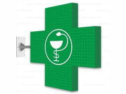 Аптечный крест односторонний серии Bowl of Hygieia 800 мм