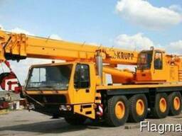 Аренда автокрана. Автокран Krupp KMK 4070