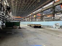 Аренда цеха с мостовым краном, большая мощность, высокие потолки. Правый берег