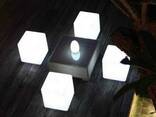 Аренда LED стол-стул куб 50х50х50 см - фото 3