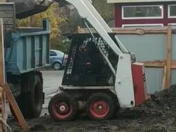 Аренда мини погрузчика, вилочного погрузчика, гидромолот bobcat