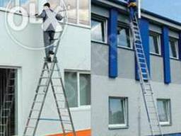 Аренда,прокат лестницы в Полтаве ( стремянки,трехсекционные)