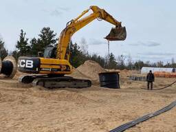 Аренда услуги гусеничного экскаватора JCB 220 гидромолот