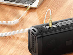 Аудиокабель 3,5 на 3,5 HOCO UPA31 Cindy spring audio cable mini jack 3,5 mm на mini. ..