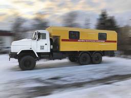 Автофургон ФПВ-16608 АМГ-2 на базе шасси КРАЗ-63221