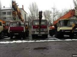 Автокран КС 4572 на Камазе 53213, 92г. в. Вылет стрелы 21,5м